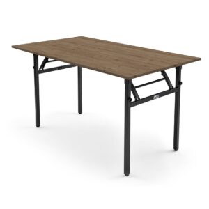 Table de banquet pliante 8050 taille 90/180cm tabac