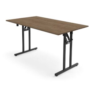 Table de banquet pliante 8050N taille 90/180cm tabac