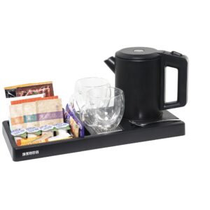 Set de bienvenue Canterbury Classic - noir avec bouilloire 0,6l ou 1l