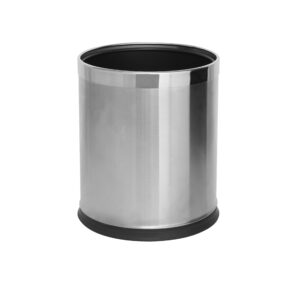 Panier THORNTON 9L, acier brossé avec double paroi